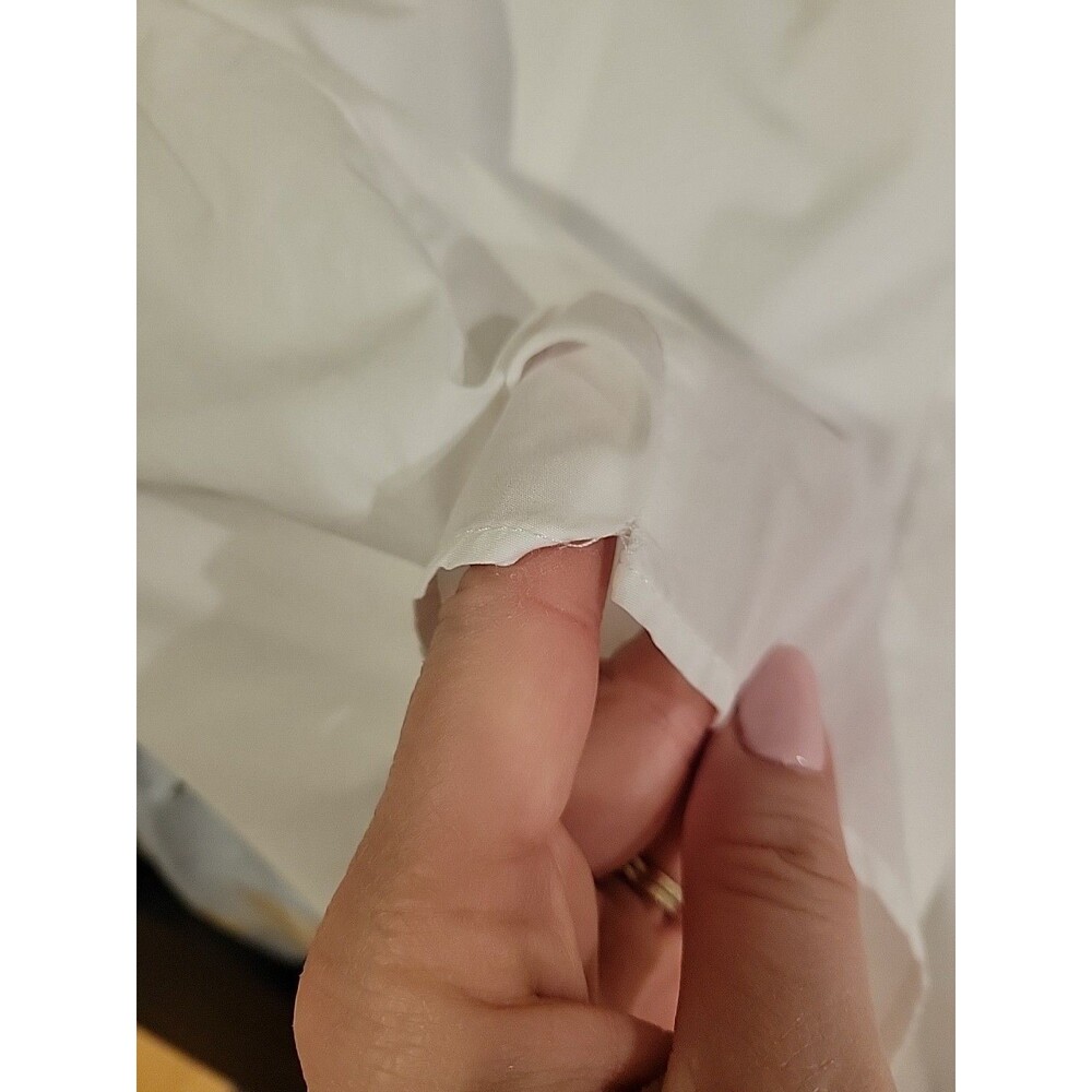 Ralph Lauren Purple Label Collection White Cotton French Cuff Shirt Womens 12 - Picture 9 of 13